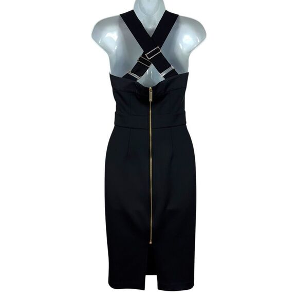 Ted Baker Akva Kensington Buckle floral bodycon dress Size 4 - Picture 8 of 10